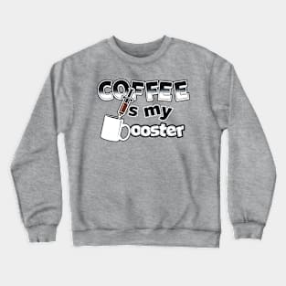 Funny Coffee Caffeine Addict Fix Slogan Meme For Coffee Drinkers Crewneck Sweatshirt